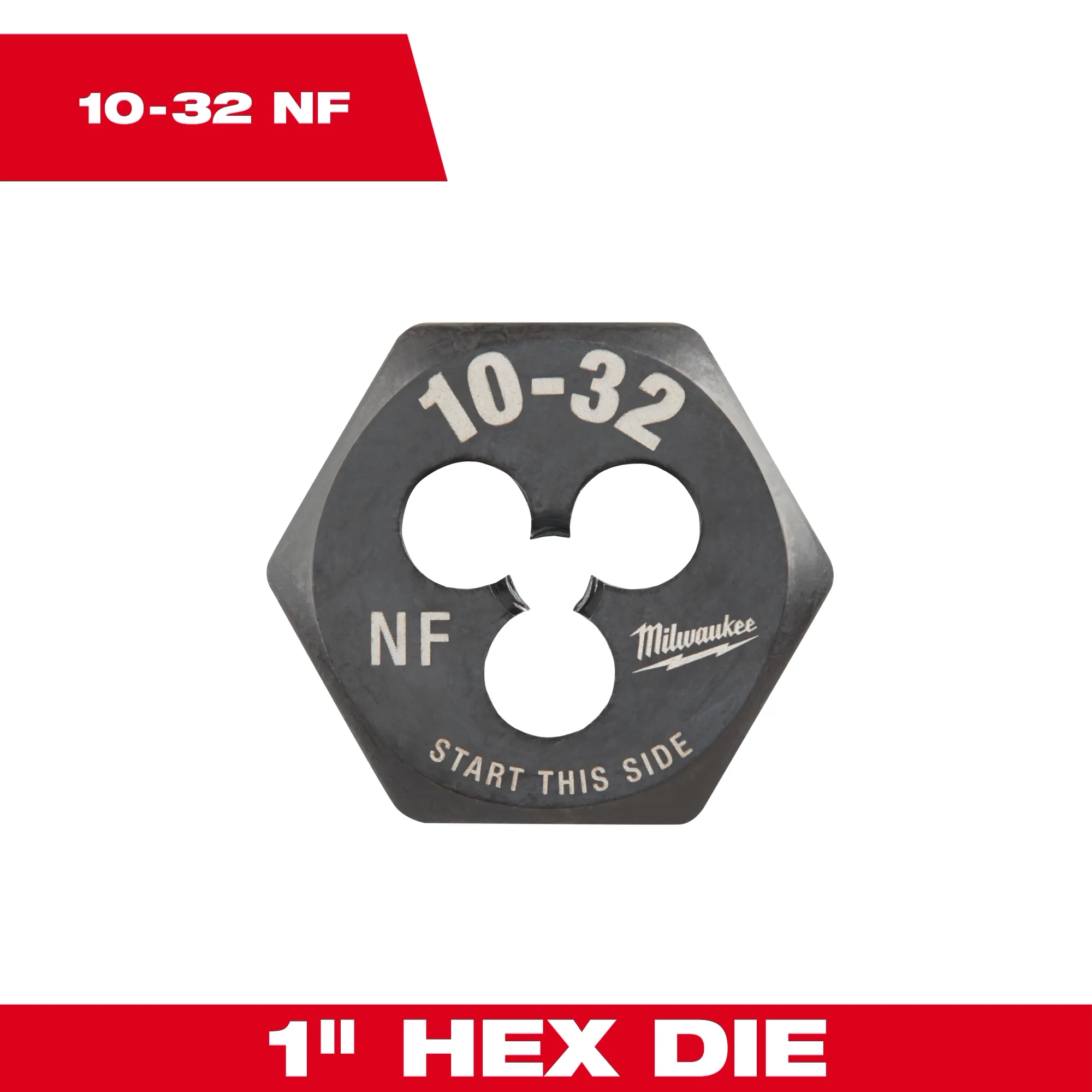 10-32 NF 1-Inch Hex Threading Die